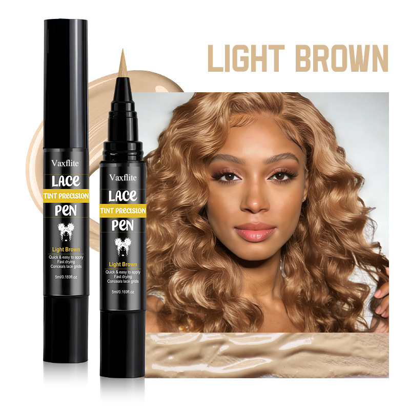 2-Pack Waterproof Hairline and Lace Edge Color Pens