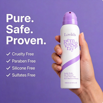 LOVILDS— Body Hair Removal Spray