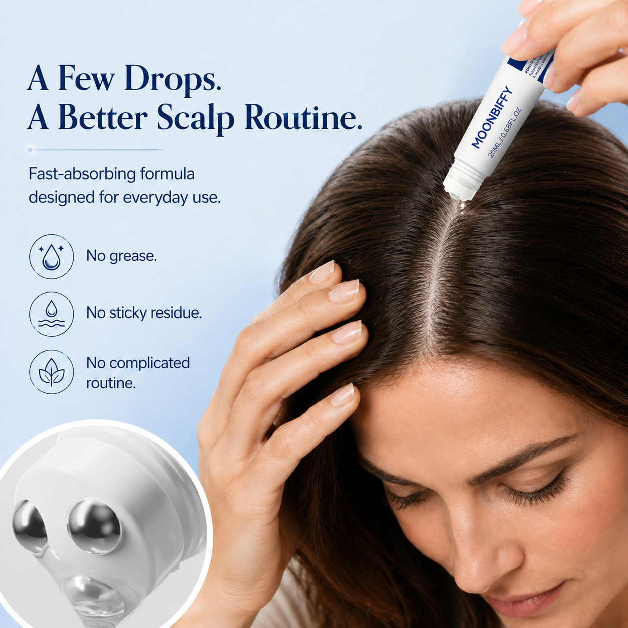 Scalp Serum |For Fuller-Looking Hair & ScalpStrengthening Roll-OnSerum
